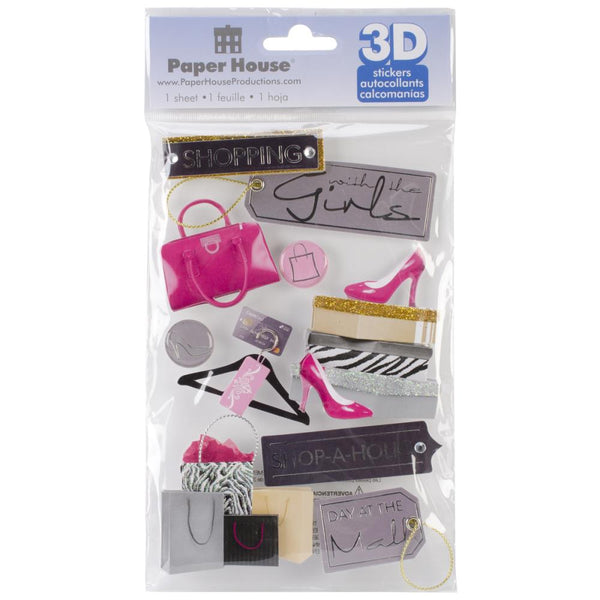 Paper House 3D Stickers, Wedding