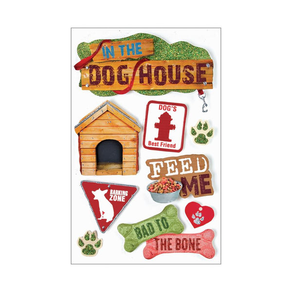 Paper House 3D Stickers, Wedding