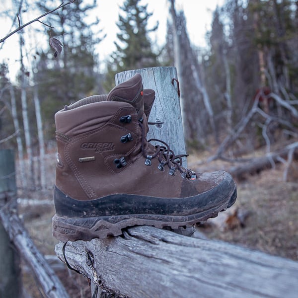 CRISPI Nevada Non-Insulated all Leather Hunting Boot In the Wild