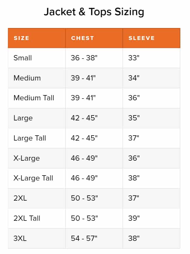 SITKA Size Chart & Fit Guide | Updated for 2023 - basin + bend