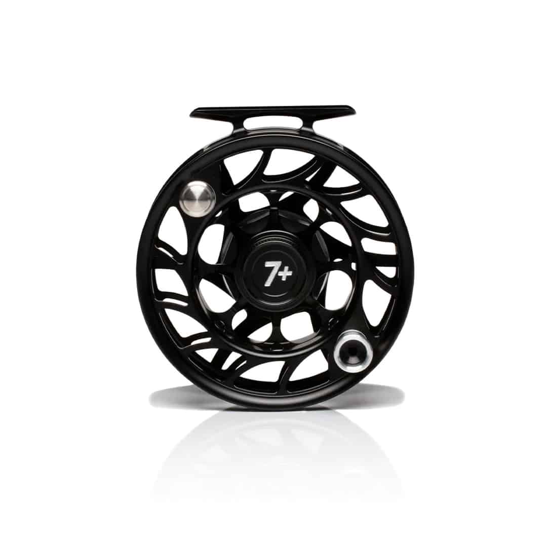 Hatch Iconic Fly Reel 5+ Black/Silver - Mid Arbor