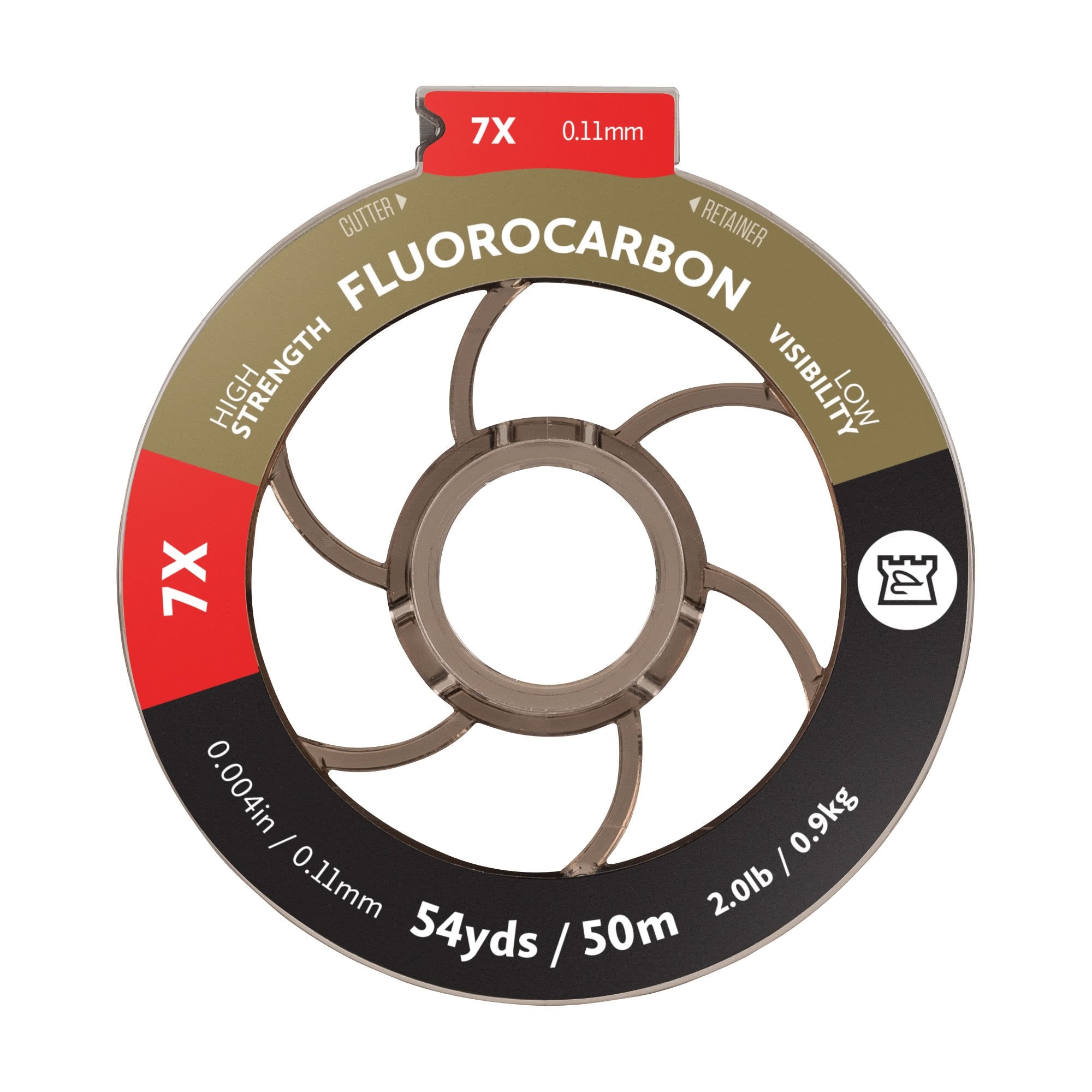 Trouthunter Fluorocarbon Fly Fishing Tippet - 50M spool - basin + bend