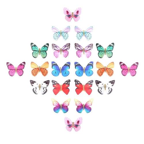 small butterfly hair clips