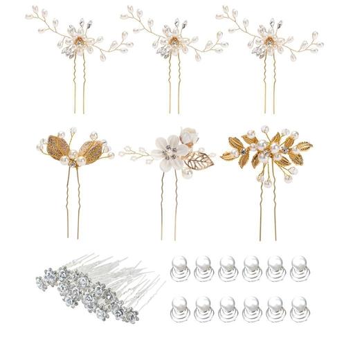 bridal clips and combs