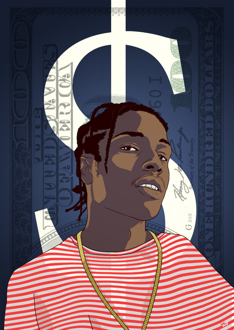 A$AP Rocky Poster | Inkship Art – inkship
