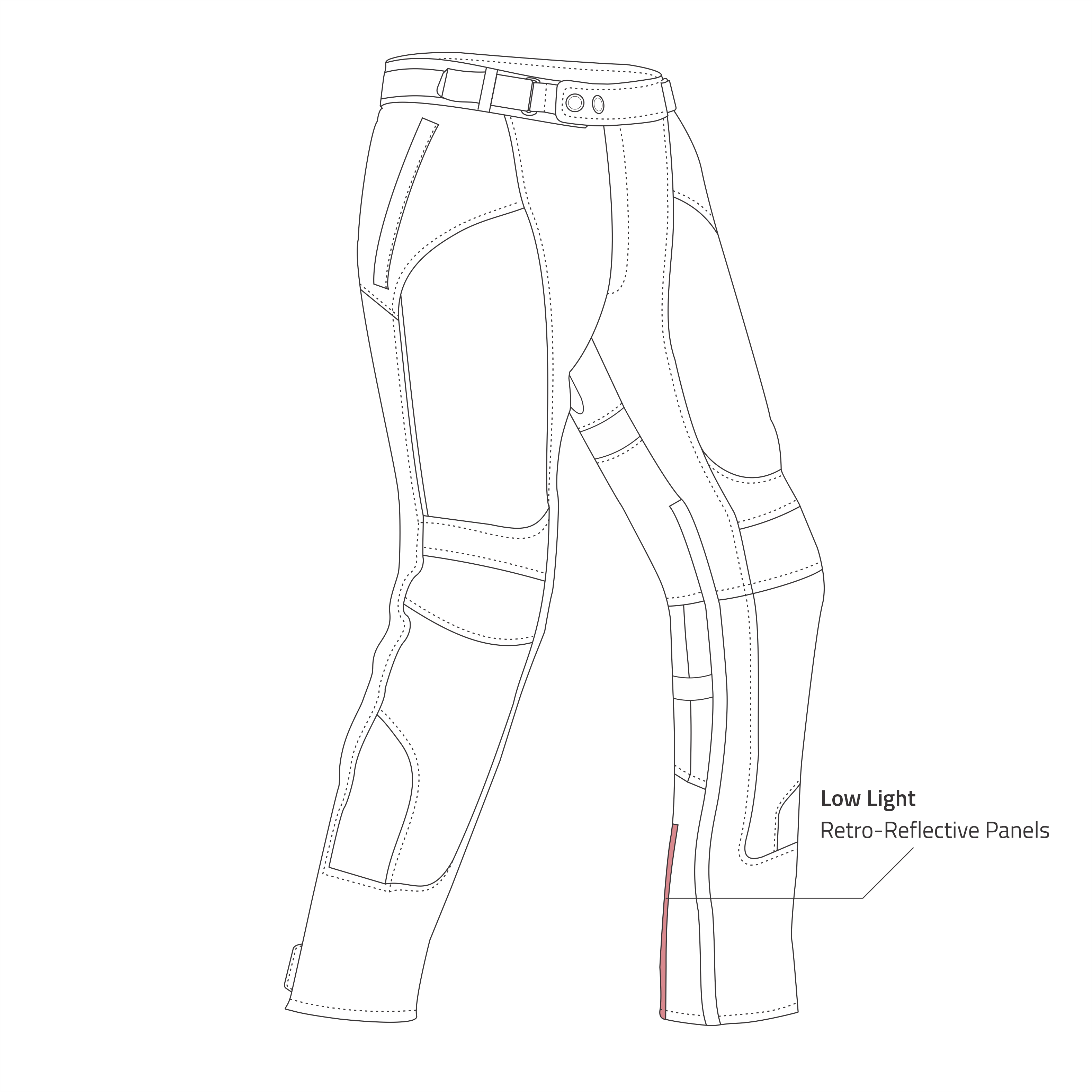 RYNOX STORM EVO PANTS - Black Grey