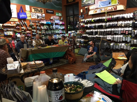 Great hiker panel at Walkabout Outfitter