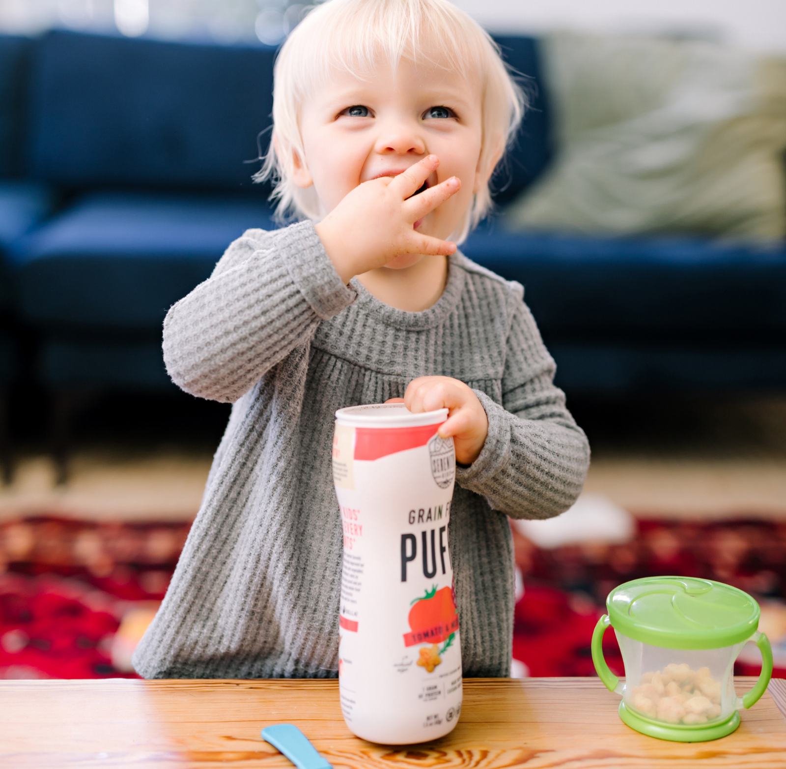 Tomato & Herbs Grain Free Baby Puffs with Bone Broth