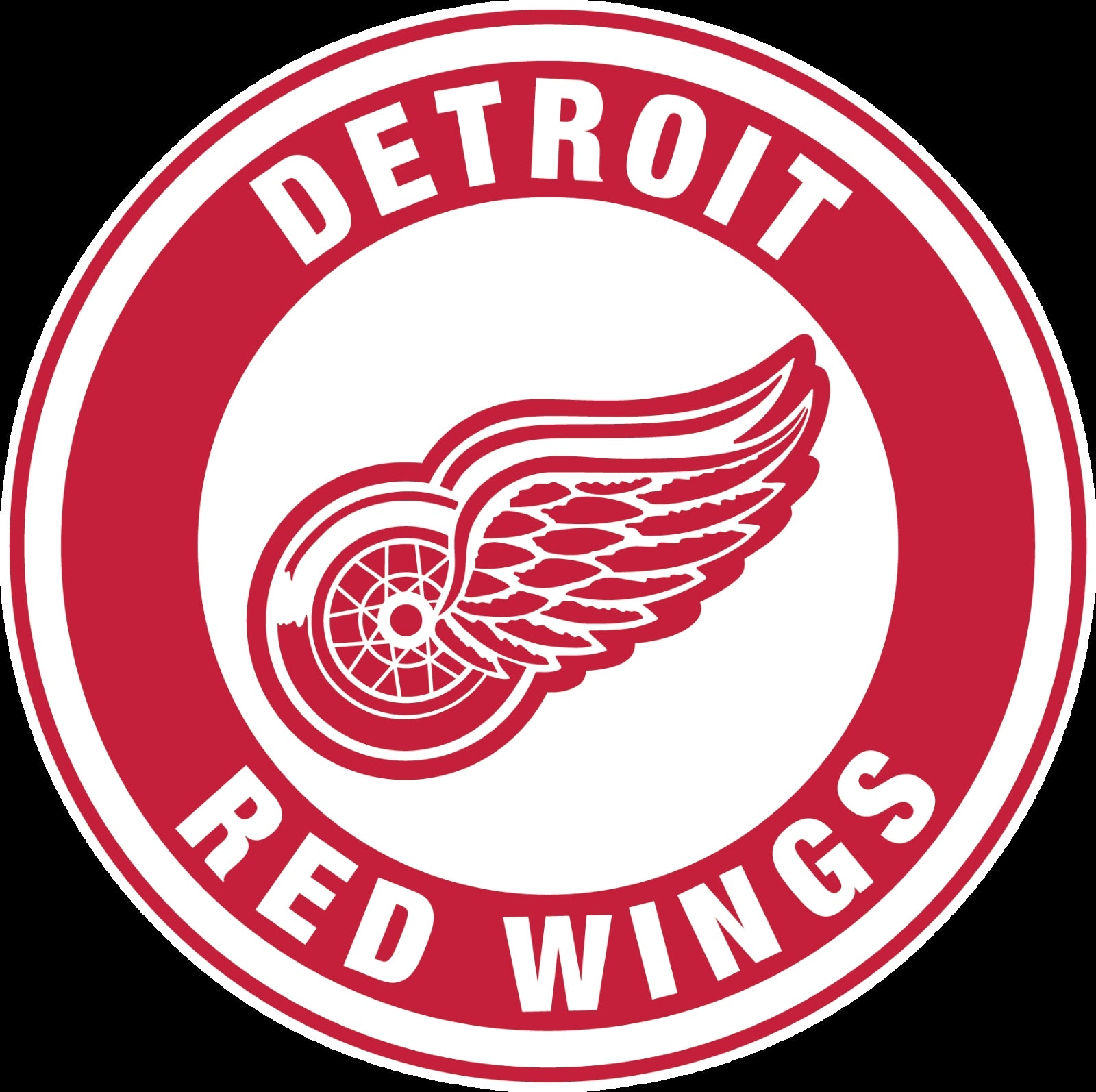 Detroit Red Wings Circle Logo Vinyl Decal / Sticker 5 Sizes!!! Sportz