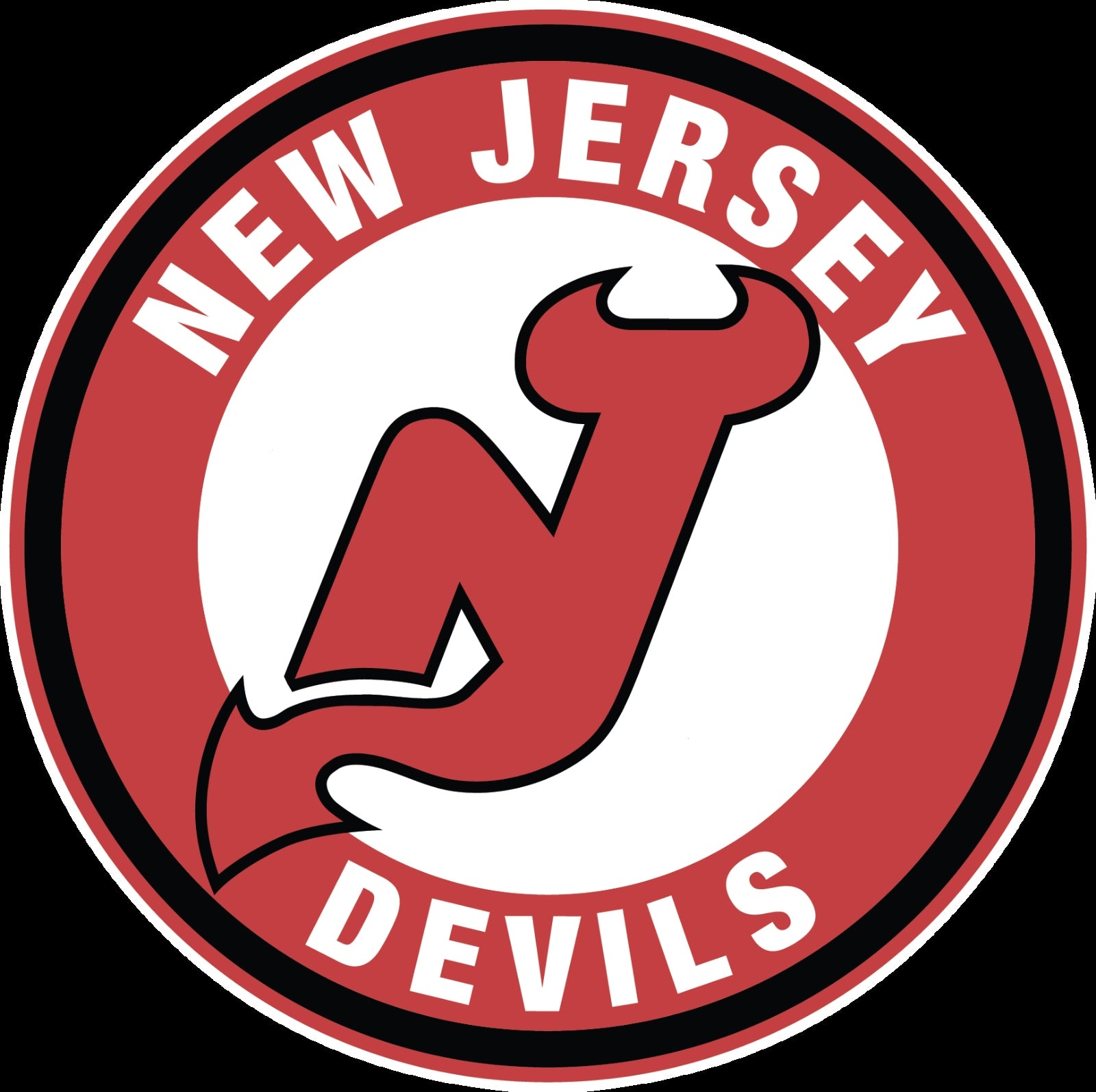 New Jersey Devils Circle Logo Vinyl 