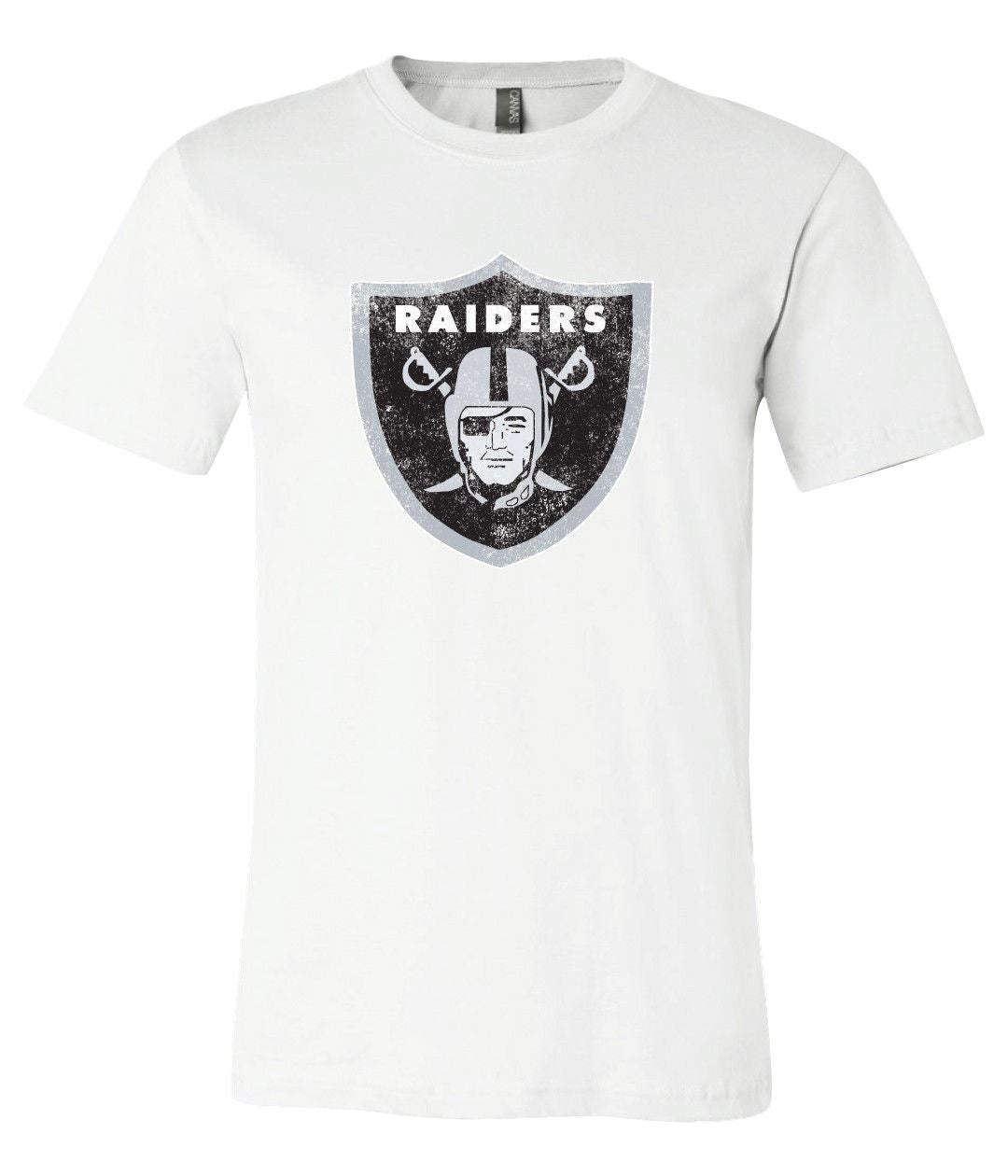 Las Vegas Raiders Distressed Vintage logo shirt | Sportz For Less