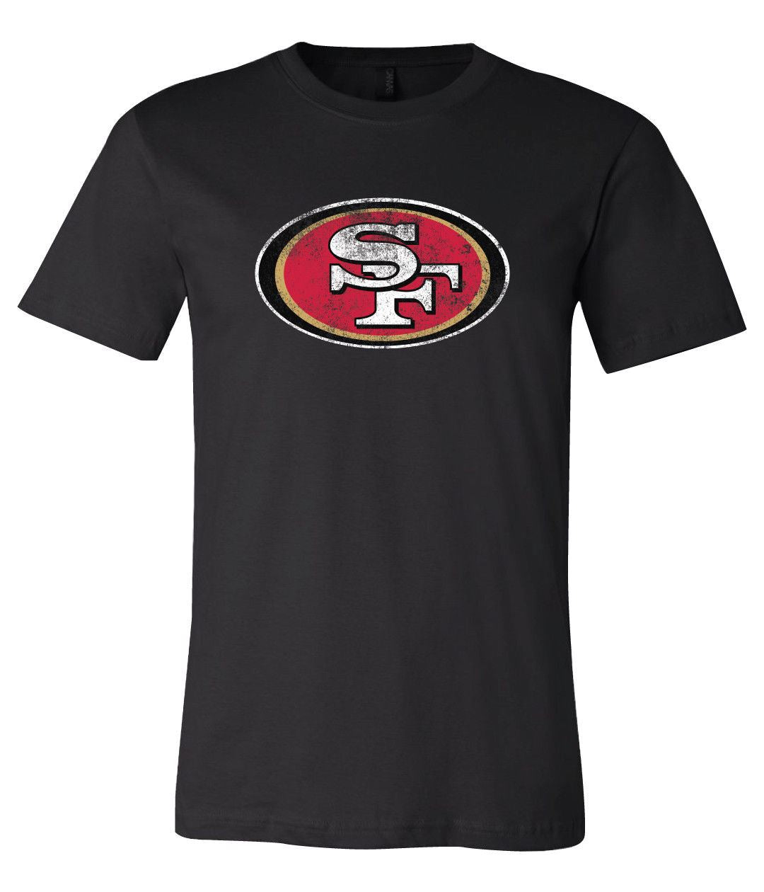 San Francisco 49ers Distressed Vintage logo shirt | Sportz For Less