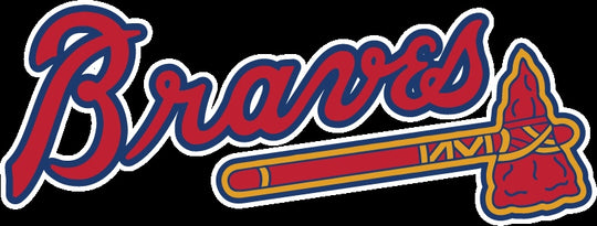 Atlanta Braves Text logo Vinyl Decal / Sticker 5 Sizes!!! | Sportz For Less