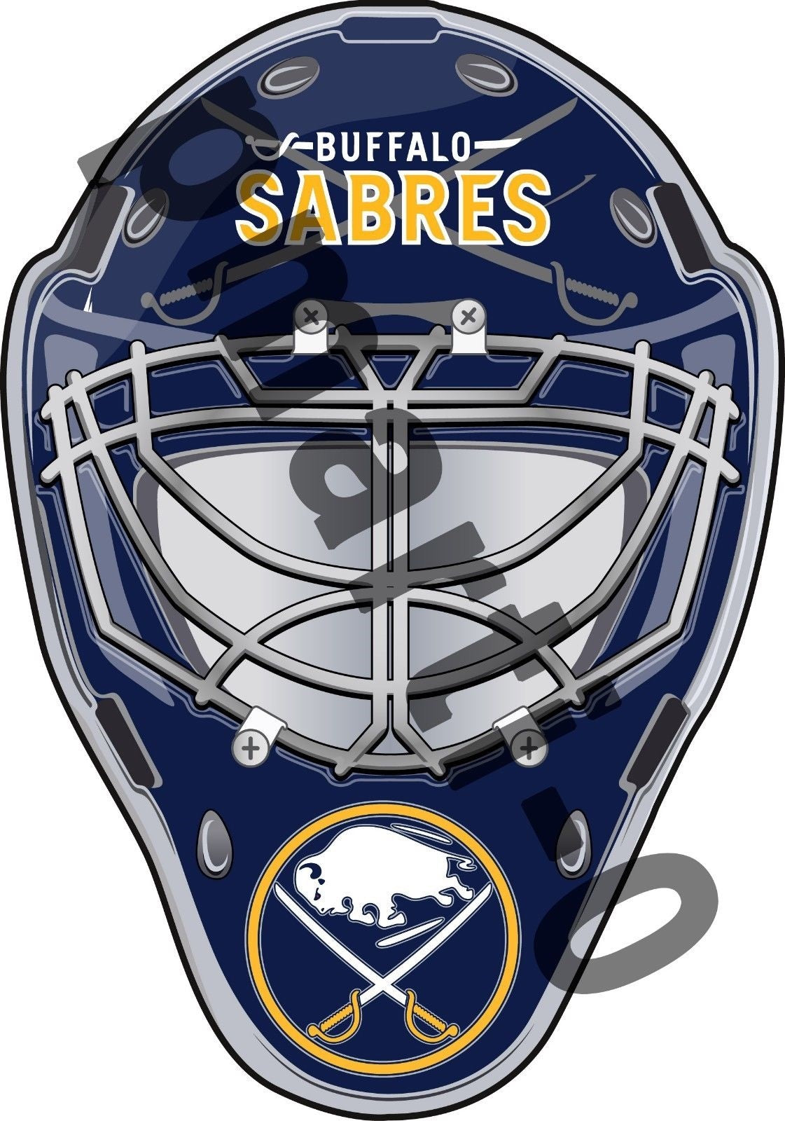 buffalo sabres goalie mask