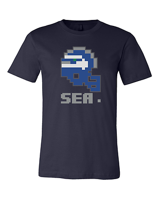 Seattle Seahawks NFL Retro tecmo bowl jersey shirt - Sportz For Less
