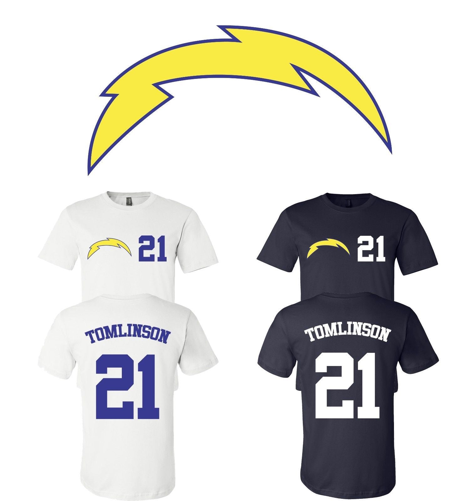 Mitchell & Ness Men's Los Angeles Chargers Ladainian Tomlinson #21