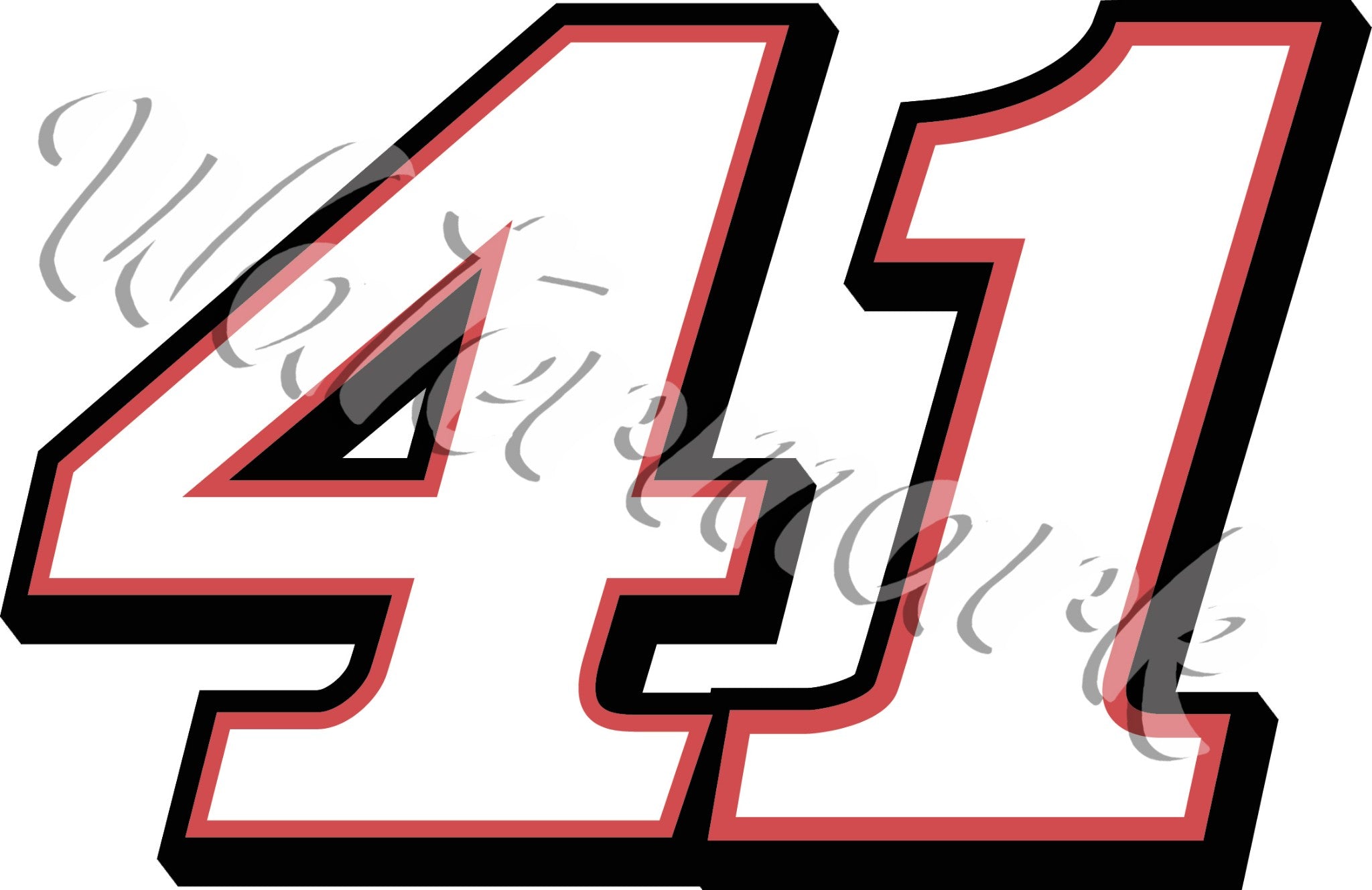 Daniel Suarez #41 Nascar Logo Vinyl Decal / Sticker 🏁 Nascar Sticker 🚗 ...