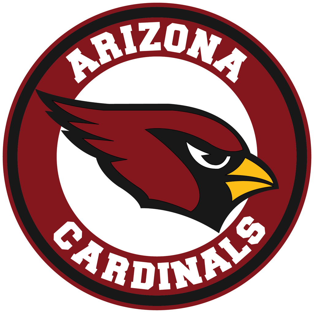 Arizona Cardinals Circle Logo Vinyl Decal / Sticker 5 sizes!! | Sportz