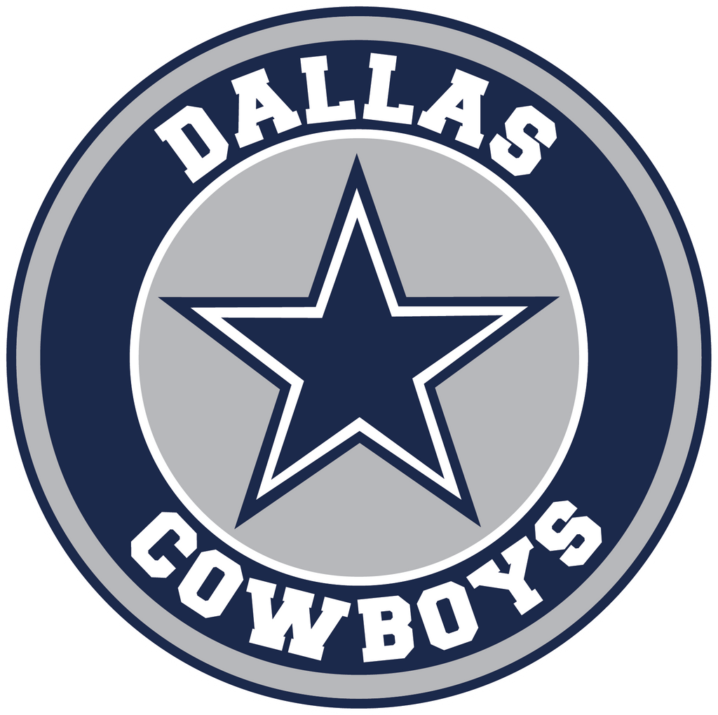 Dallas Cowboys Circle Logo Vinyl Decal Sticker 5 Sizes Sportz For