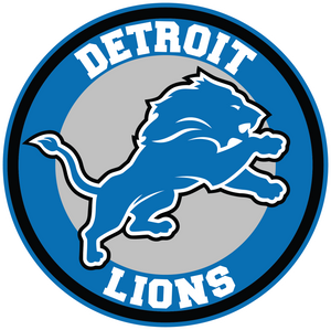 Detroit Lions Circle Logo Vinyl Decal / Sticker 10 sizes!! | Sportz For