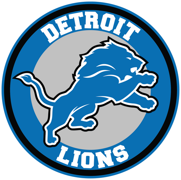 Detroit Lions Circle Logo Vinyl Decal Sticker 10 Sizes Sportz For