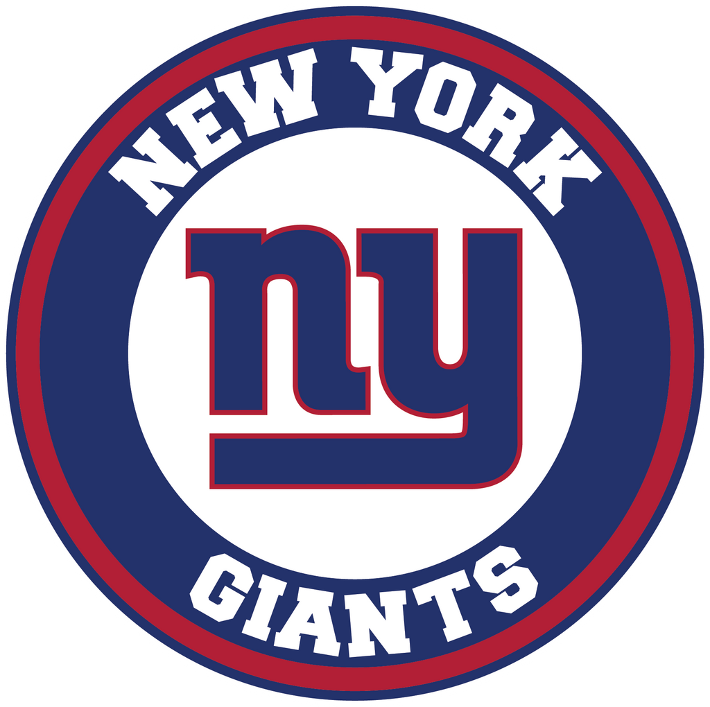 New York Giants Circle Logo Vinyl Decal / Sticker 5 sizes!! | Sportz