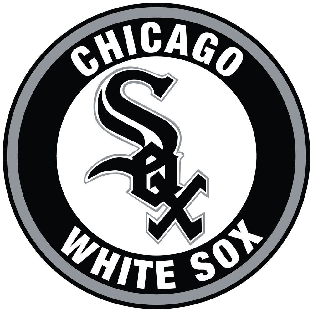 Chicago White Sox Circle Logo Vinyl Decal / Sticker 5 sizes!! Sportz