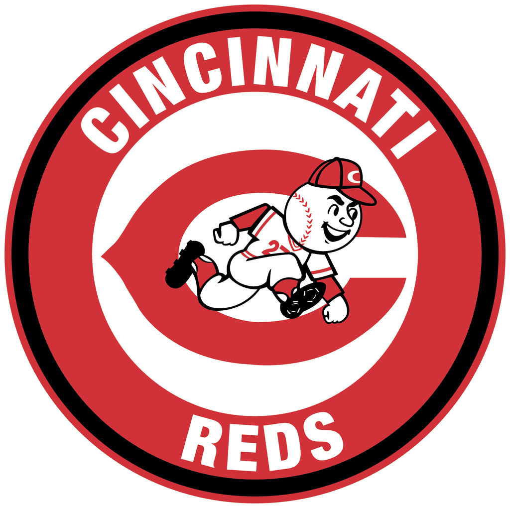 cincinnati reds circle logo vinyl decal sticker 5 sizes