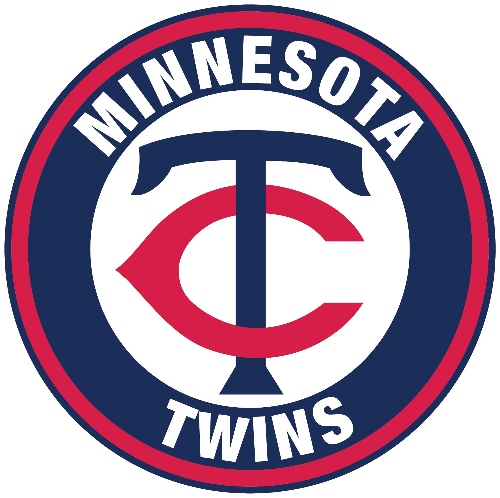 Minnesota Twins logo Circle Logo Vinyl Decal Sticker 5 sizes!! Sportz