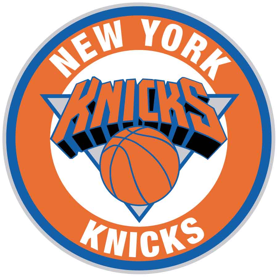 New York Knicks Circle Logo Vinyl Decal / Sticker 5 sizes!! | Sportz