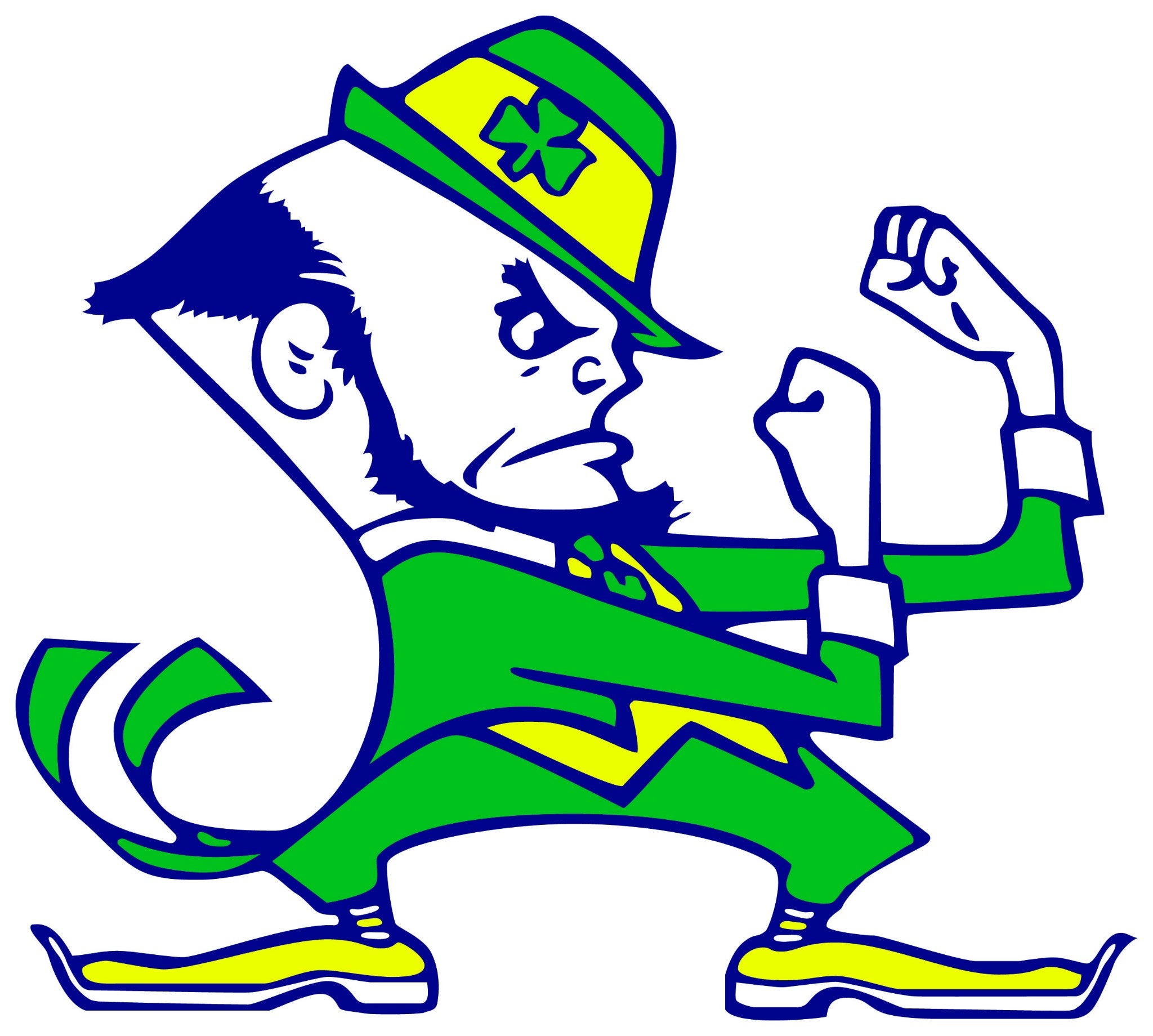 Notre Dame Fighting Irish Logo Vinyl Decal / Sticker 5 Sizes