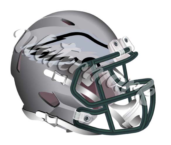 eagles blaze helmet