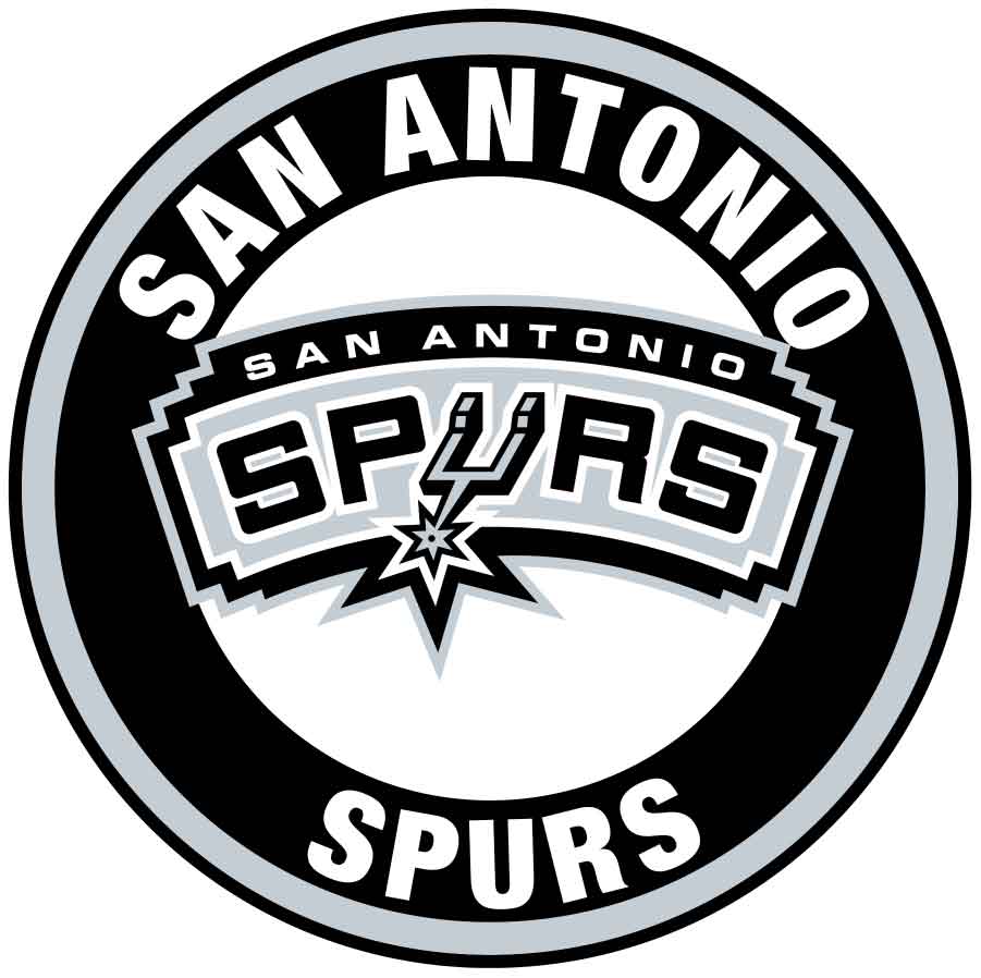 San Antonio Spurs Circle Logo Vinyl Decal / Sticker 5 ...