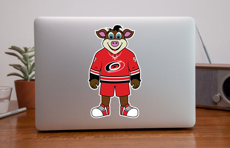 Carolina Hurricanes Mascot Sticker Decal Stormy Mascot Sticker Sportz For Less