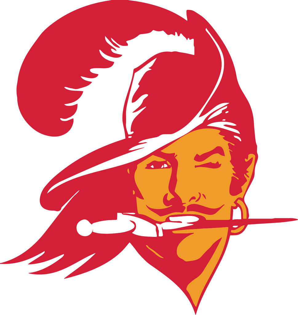 Tampa Bay Buccaneers Throwback Logo Vinyl Decal / Sticker 5 sizes