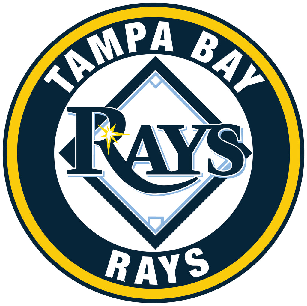 Tampa Bay Rays logo Circle Logo Vinyl Decal Sticker 5 ...