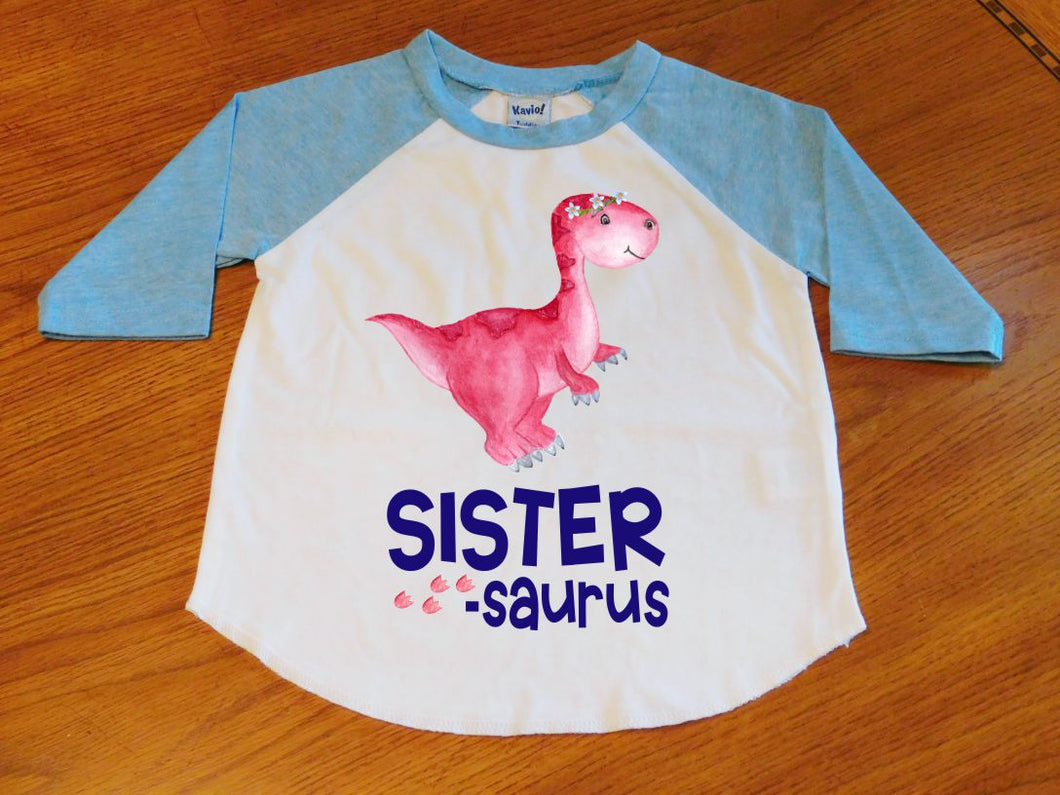 big sister dinosaur shirt