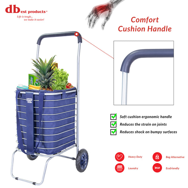 dbest products Cruiser Cart with Bag Bundle Shopping - dbest products