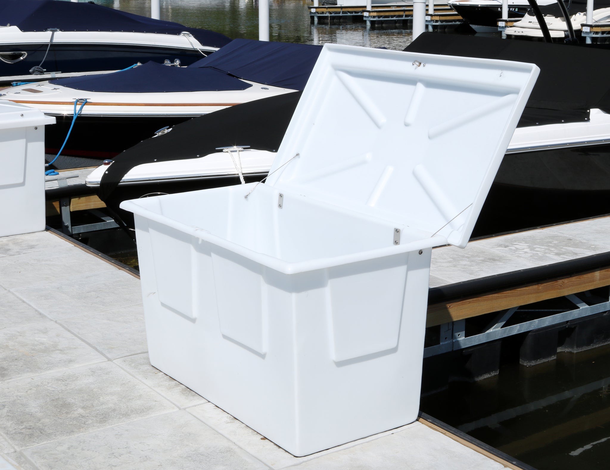 Large Rectangular Dock Box 8006 Dock Boxes Online