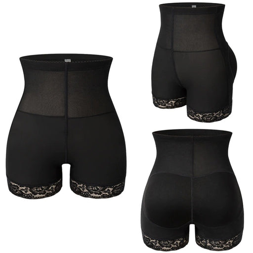 Butt Lifter Enhancer Powernet Shorts Black - Fiorella Shapewear