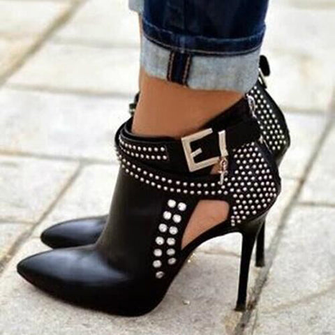 womens rhinestone boots