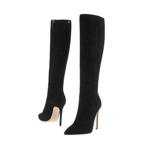 knee high boots with zipper on side
