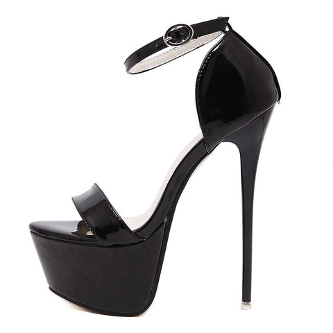 Women's Sexy Peep Toe Platform High Heel Pumps Stilettos Sandals Slip ...