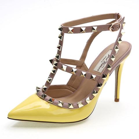Party Queen Rivets Stiletto Heels sandals 0132 – AZMODO.COM