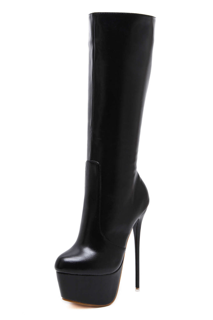 Women Sexy PU Stiletto 16CM Heel Thigh Platform High Boot 2589 – AZMODO.COM