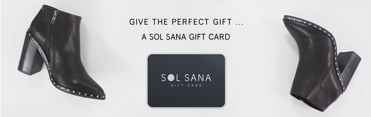 GIVE THE PERFECT GIFT... SOL SANA GIFT CARD GIVE THE PERFECT GIFT... SOL SANA GIFT CARD