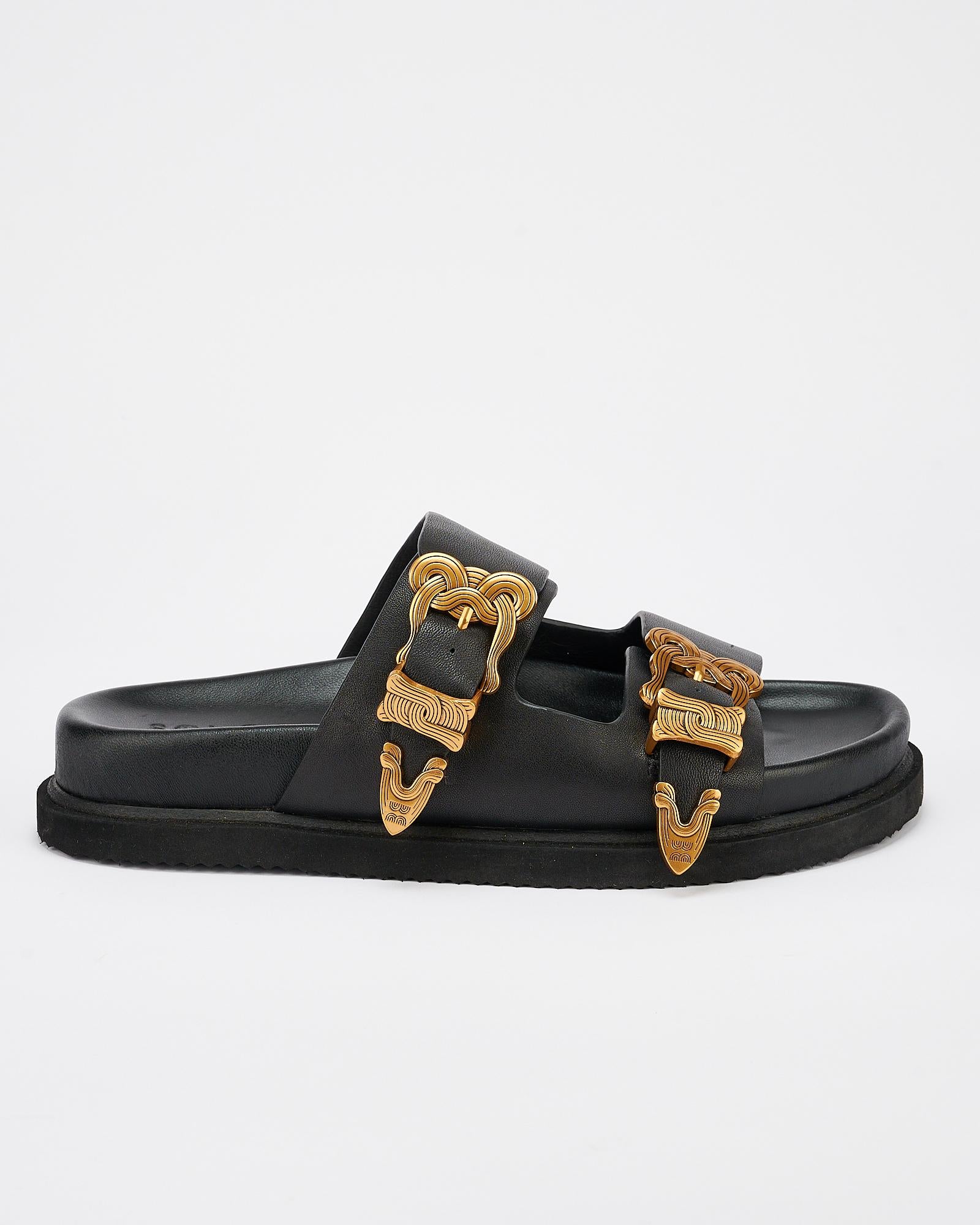 Image of Scribe Footbed Black/Gold