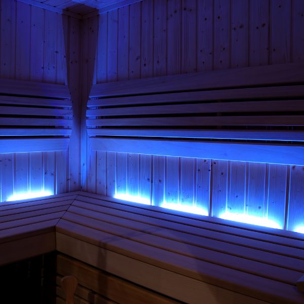 Blue Light in Infrared Sauna