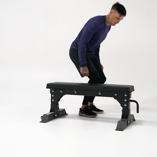 Hop Overs with Commercial Flat Bench 