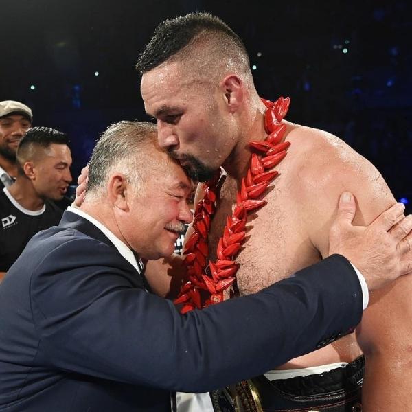 Joseph Parker with Father